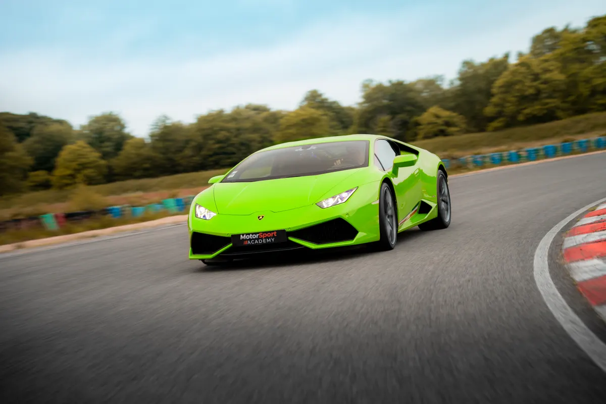 Lamborghini Huracán sur circuit