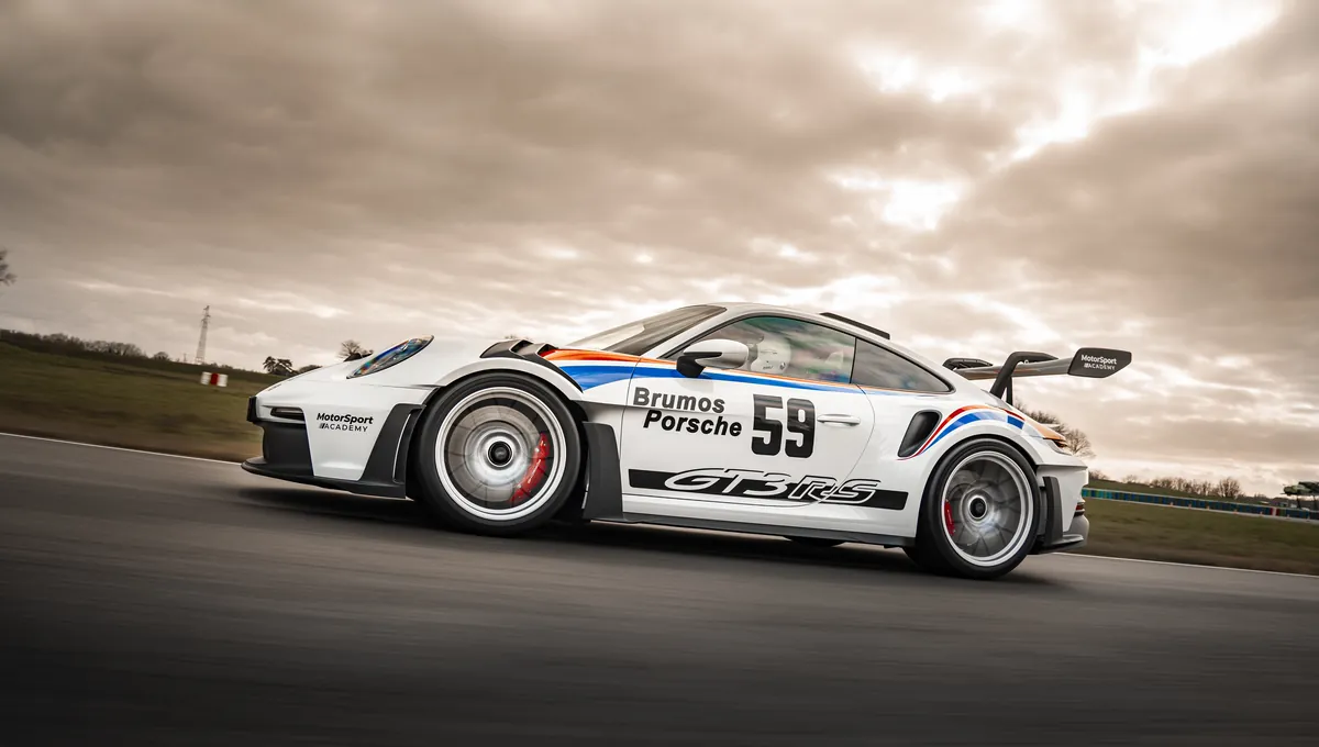 Porsche 992 GT3 RS sur circuit